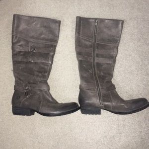 Born calf high riding boots